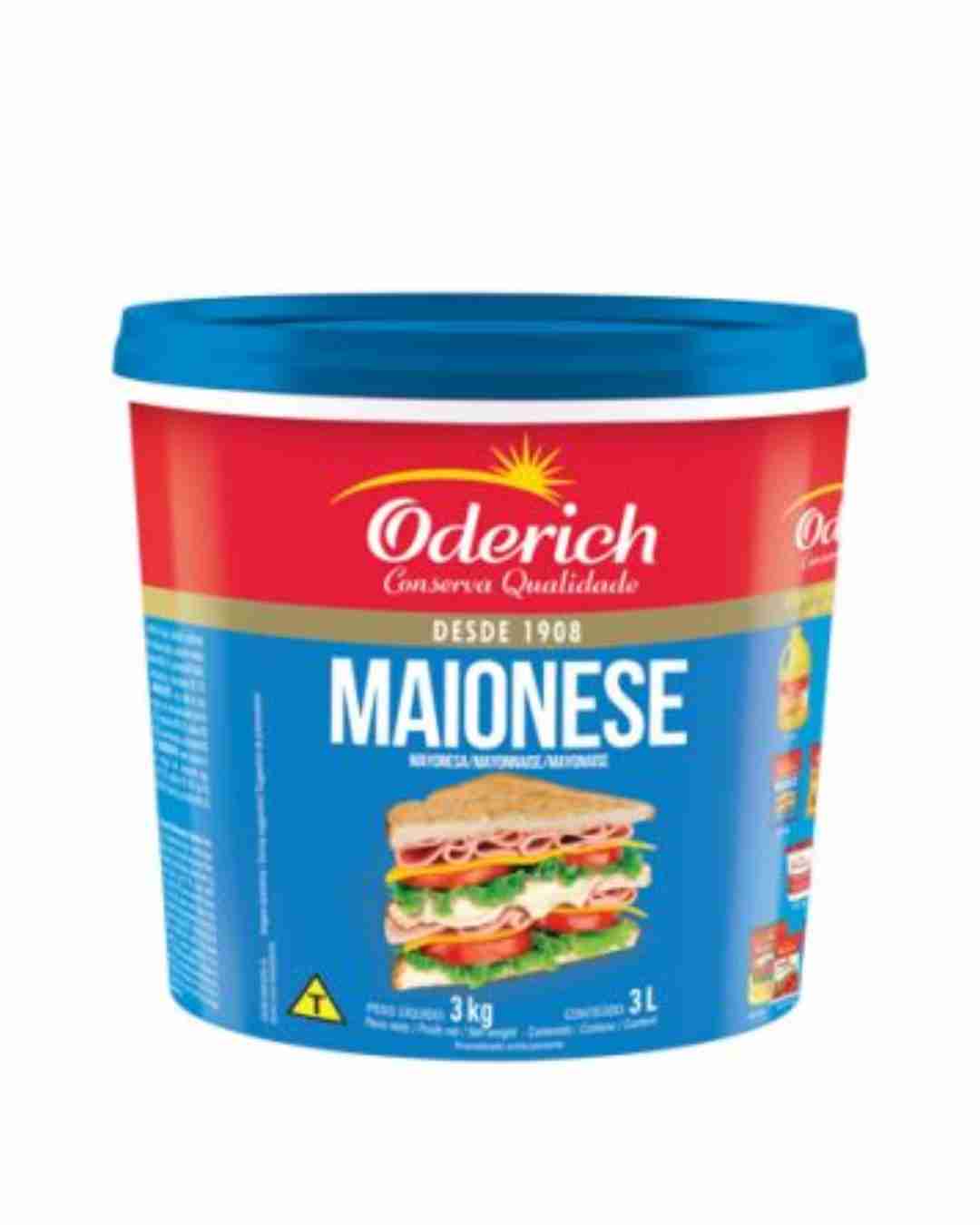 Maionese Balde Oderich 3kg